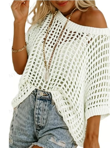 🎁2026 New Hot Sale- Womens Summer Pullover Shirts Beach Coverup