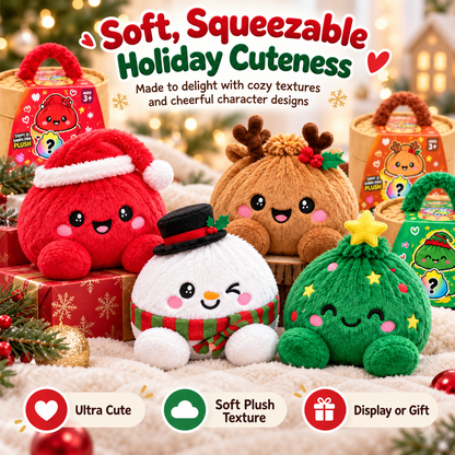 🎄 Christmas Bao Plush Collection – 10 Festive Characters | Choose Your Favorite