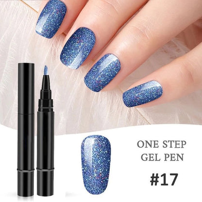 💅 Limited Time Buy 1 Get 1 Free - £12.99! ✨One Step Nail Gel Pen🎨
