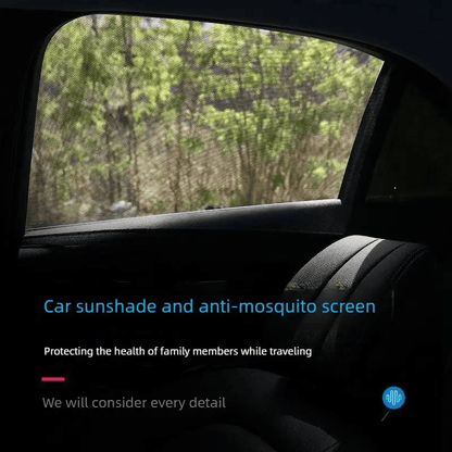 Car anti‐mosquito screen/net, car sunshade curtain, window mosquito net, insect‐proof car curtain, mosquito net for car glass, privacy window mesh