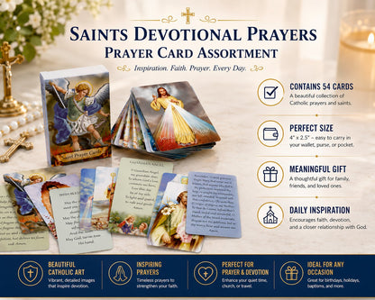 🙏 Genuine Leather Holy Card Holder – Compact Catholic Prayer Card Wallet for Church & Daily Prayer✝️