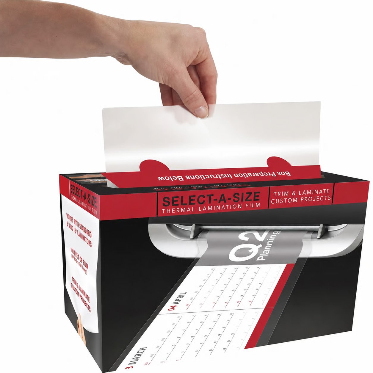 🔥LAST DAY 50% OFF - Select-A-Size™ Custom Thermal Lamination Roll with Built-in Trimmer (3 Mil, 40 FT)