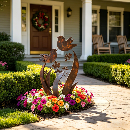 🦋🦋2026 Mother's Day Gifts 49% Off--💖🎁Bird & Wildflower Metal Garden Stake