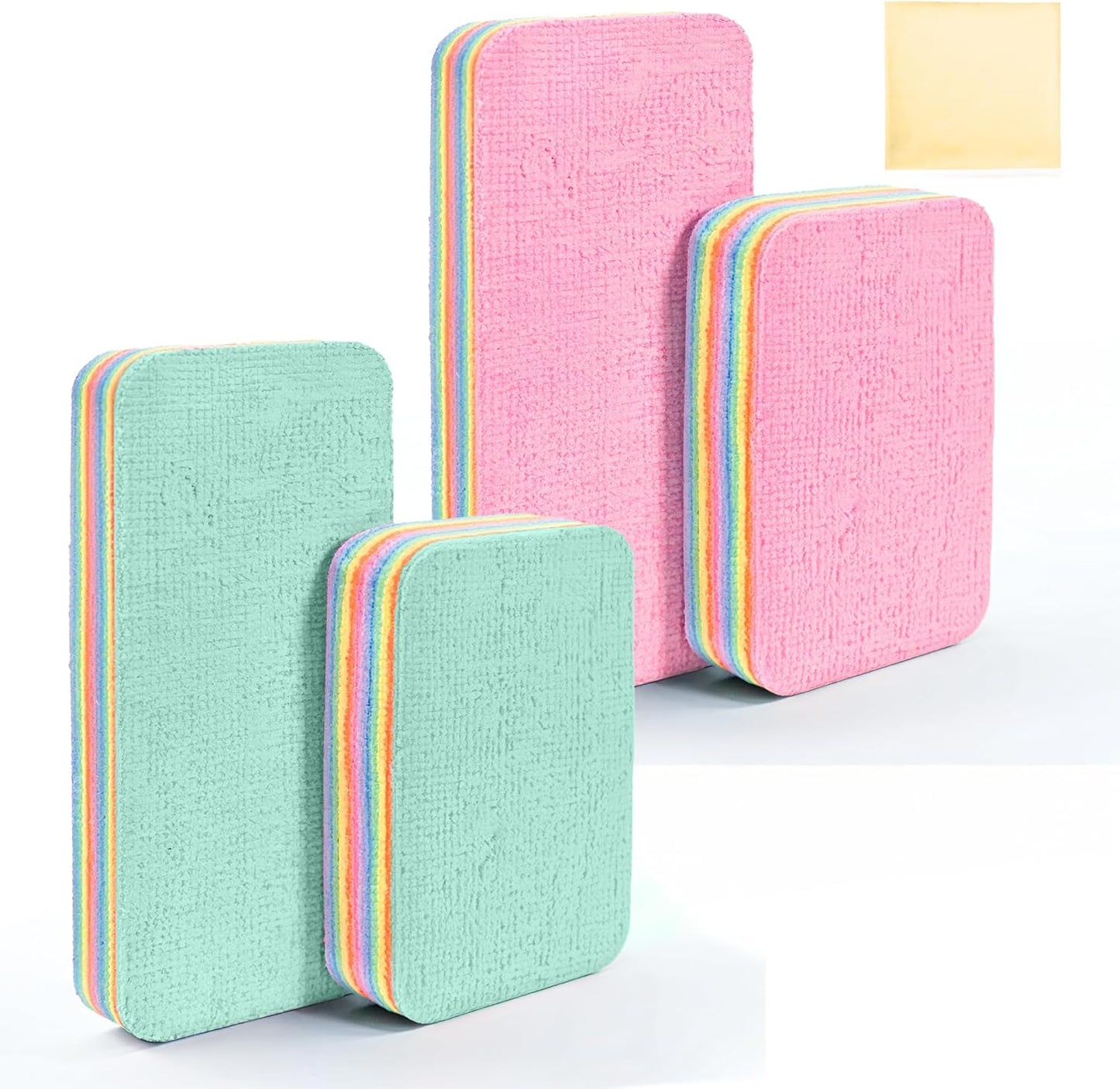 Tearable rainbow lazy cleaning cloth
