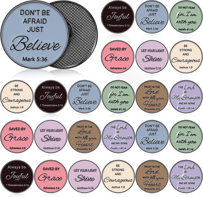 Landical 24 Pcs Christian Pin Gift in Bulk for Women Men Easter Mother's Day Gifts Bible Verse Pins Jesus Enamel Lapel Pins Religious Metal Badge Brooch for Church