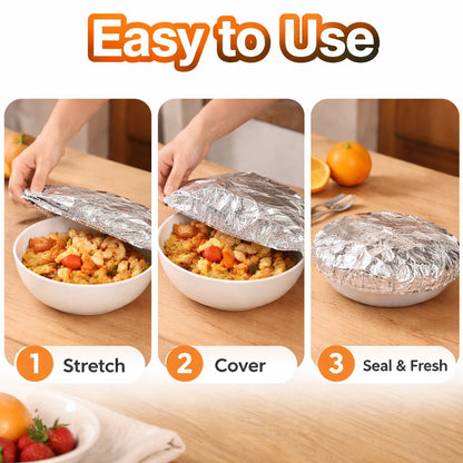 🔥Hot Sale Aluminum Foil Heat Shield Covers – No Plastic 🥘