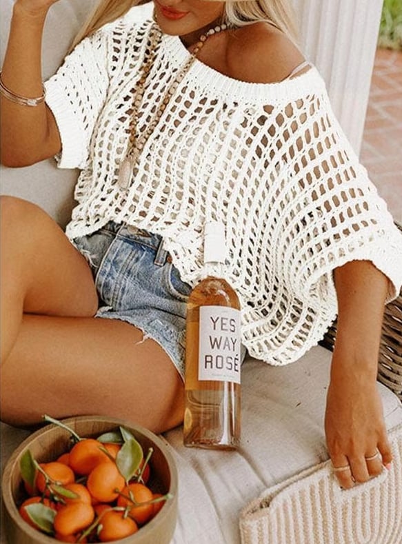 🎁2026 New Hot Sale- Womens Summer Pullover Shirts Beach Coverup