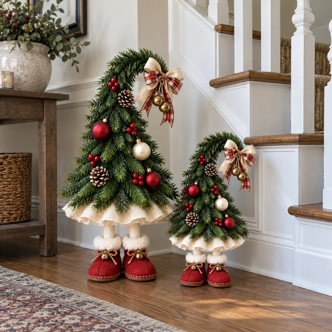 🎄🍄Sprookjesachtige kerstboomversiering met elfjes🌙