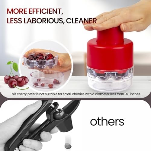 🍒Cherry Pitter Tool: Multi-functional 7-Hole Core Remover for Jam Making🍯