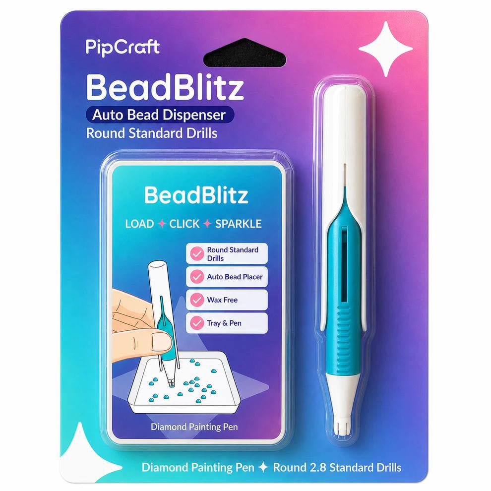 🔥Last Day 49% OFF - 💎BeadBlitz Automatic Diamond Painting Bead dispenser