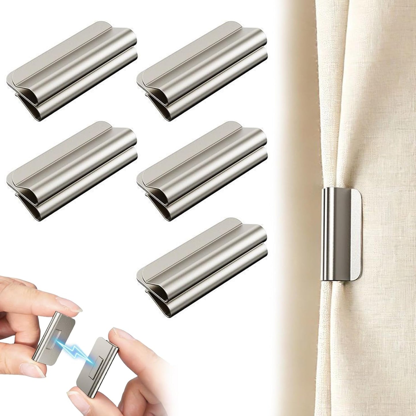 🏠2026 New Magnetic Curtain Clips