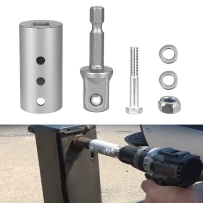 Stainless Steel Trailer Jack Electric Drill Adapter