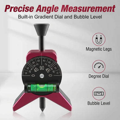 🔧  Magnetic Pipe Centering Tool – Y-Shaped, Hands-Free, Built-in Level 📏