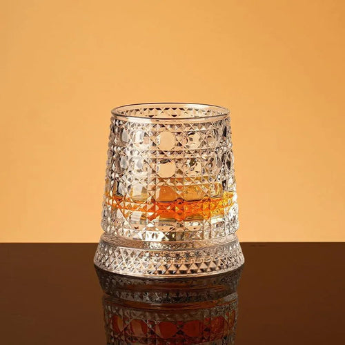 360° Rotating Whiskey Glass