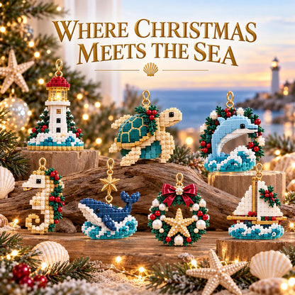 ✨ 🌊 Coastal Christmas 24-day Mini Acrylic Ornament Advent Calendar