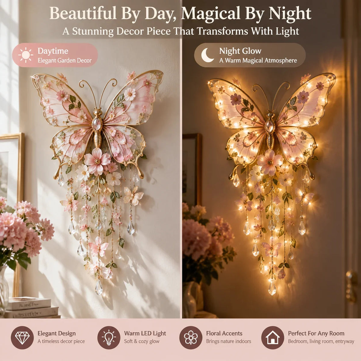 🔥last Day 49%🦋butterfly Garden Light