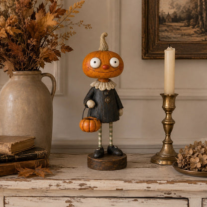 Primitive Pumpkin Friends – Vintage Halloween Figurines Collection