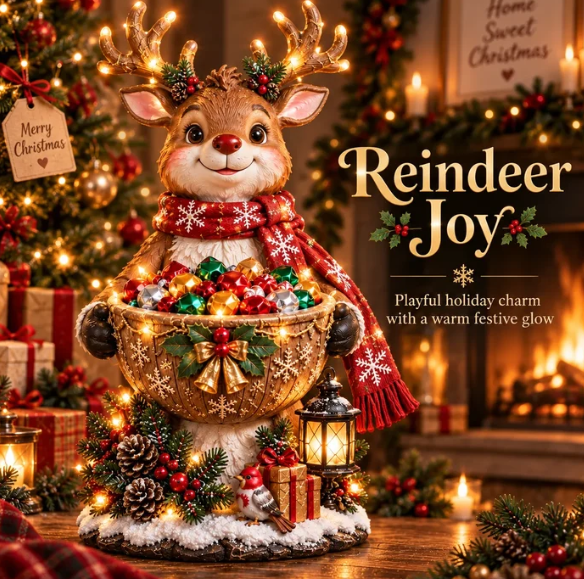 🎄 Christmas Sale – 49% Off ✨ Lighted Christmas Candy Bowl Collection – 5 Festive Holiday Designs