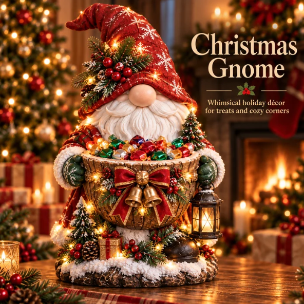 🎄 Christmas Sale – 49% Off ✨ Lighted Christmas Candy Bowl Collection – 5 Festive Holiday Designs
