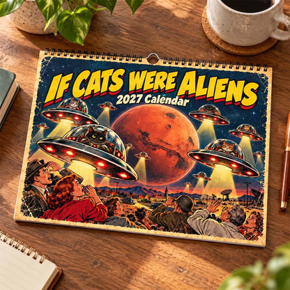 👽🐱If Cats Were Aliens 2027 Calendar