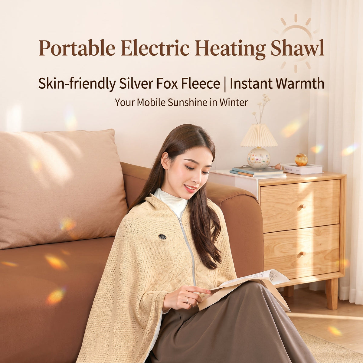 ❄️ LAST CHANCE 50% OFF Heated Wearable Blanket – Stay Warm at Your Desk Without Bulky Layers