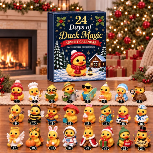 Christmas 24 Days Of Duck Magic Collectible Figures - Duck Magic Advent Calendar