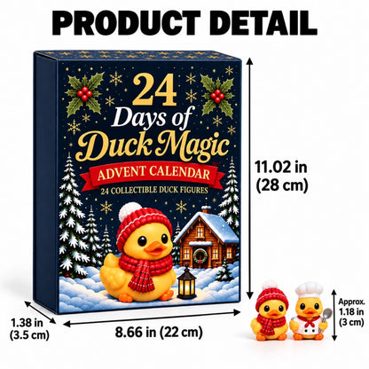 Christmas 24 Days Of Duck Magic Collectible Figures - Duck Magic Advent Calendar