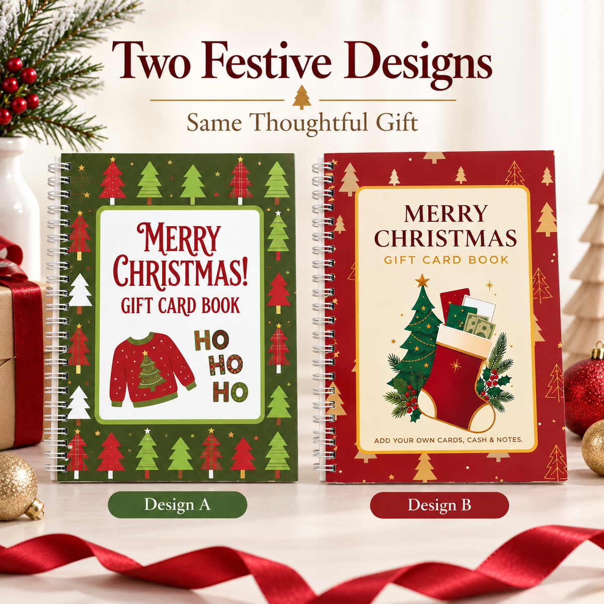 Christmas Gift Card Book