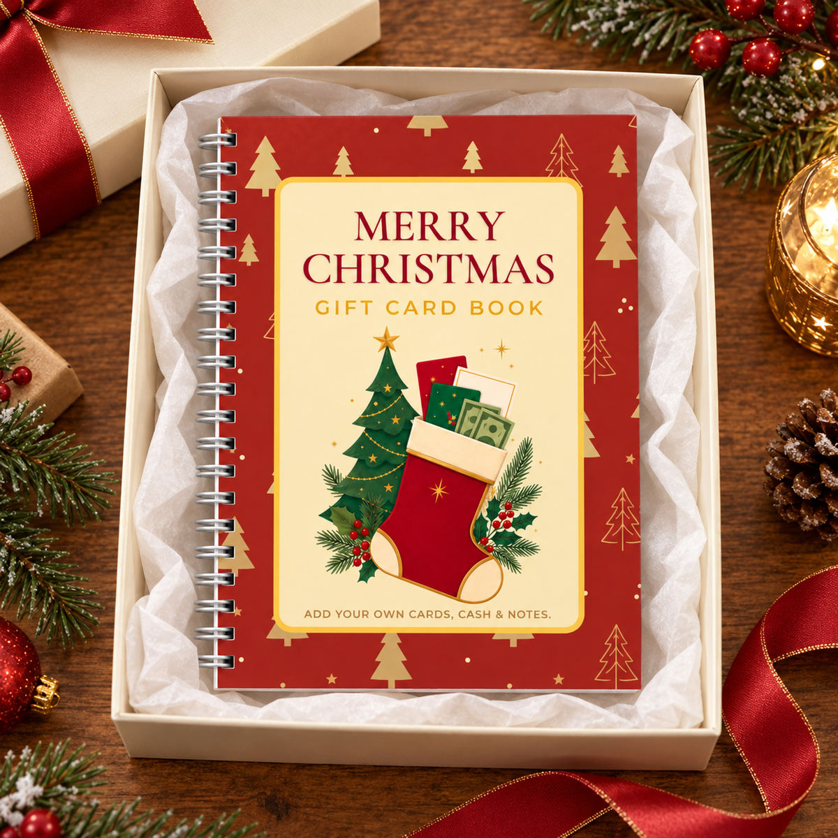 Christmas Gift Card Book