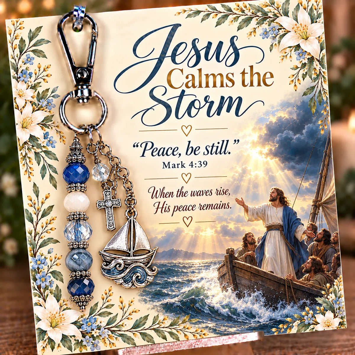 ⏳ Last Day 49% OFF – ✝️ Christian Scripture Keepsake Keychain | 23 Faith-Inspired Designs with Matching Devotional Card 🤍