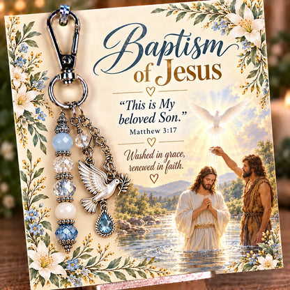 ⏳ Last Day 49% OFF – ✝️ Christian Scripture Keepsake Keychain | 23 Faith-Inspired Designs with Matching Devotional Card 🤍