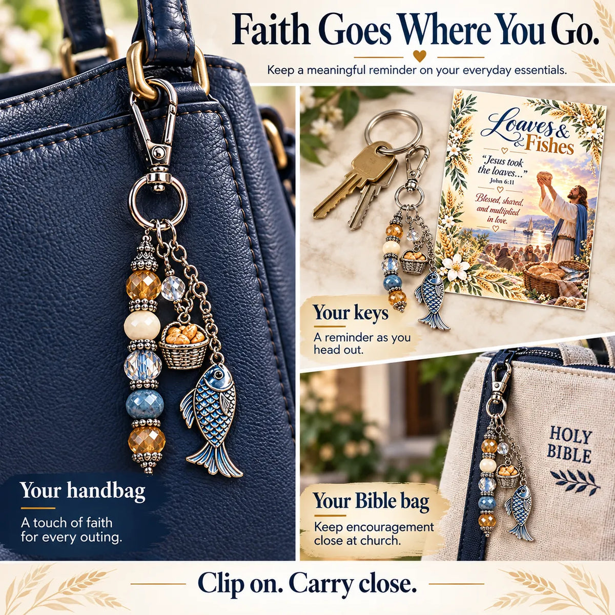 ⏳ Last Day 49% OFF – ✝️ Christian Scripture Keepsake Keychain | 23 Faith-Inspired Designs with Matching Devotional Card 🤍