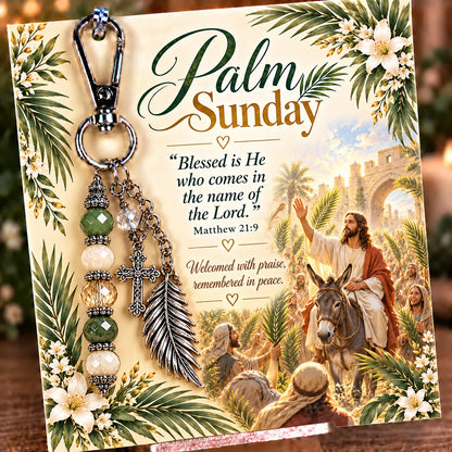 ⏳ Last Day 49% OFF – ✝️ Christian Scripture Keepsake Keychain | 23 Faith-Inspired Designs with Matching Devotional Card 🤍