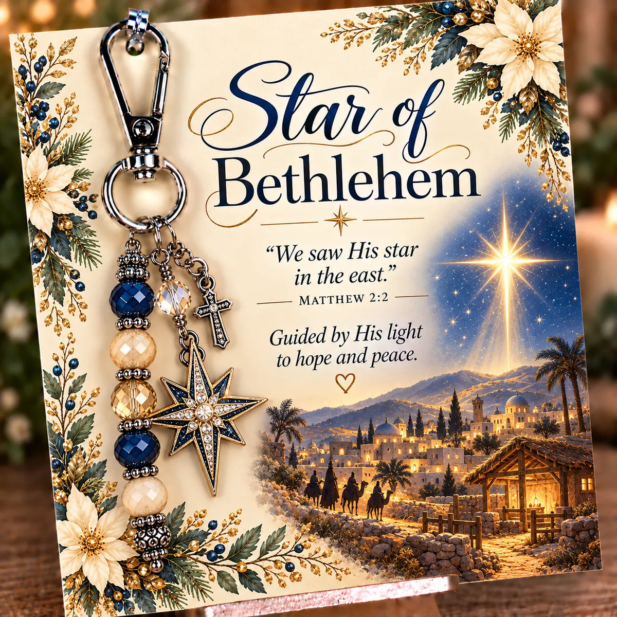 ⏳ Last Day 49% OFF – ✝️ Christian Scripture Keepsake Keychain | 23 Faith-Inspired Designs with Matching Devotional Card 🤍