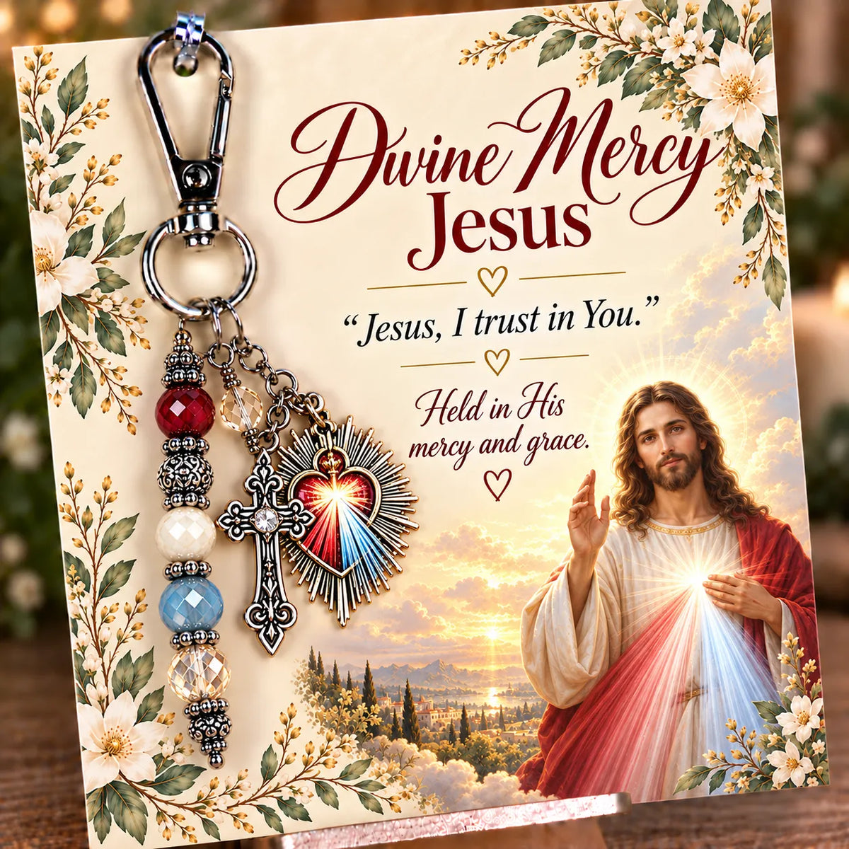 ⏳ Last Day 49% OFF – ✝️ Christian Scripture Keepsake Keychain | 23 Faith-Inspired Designs with Matching Devotional Card 🤍