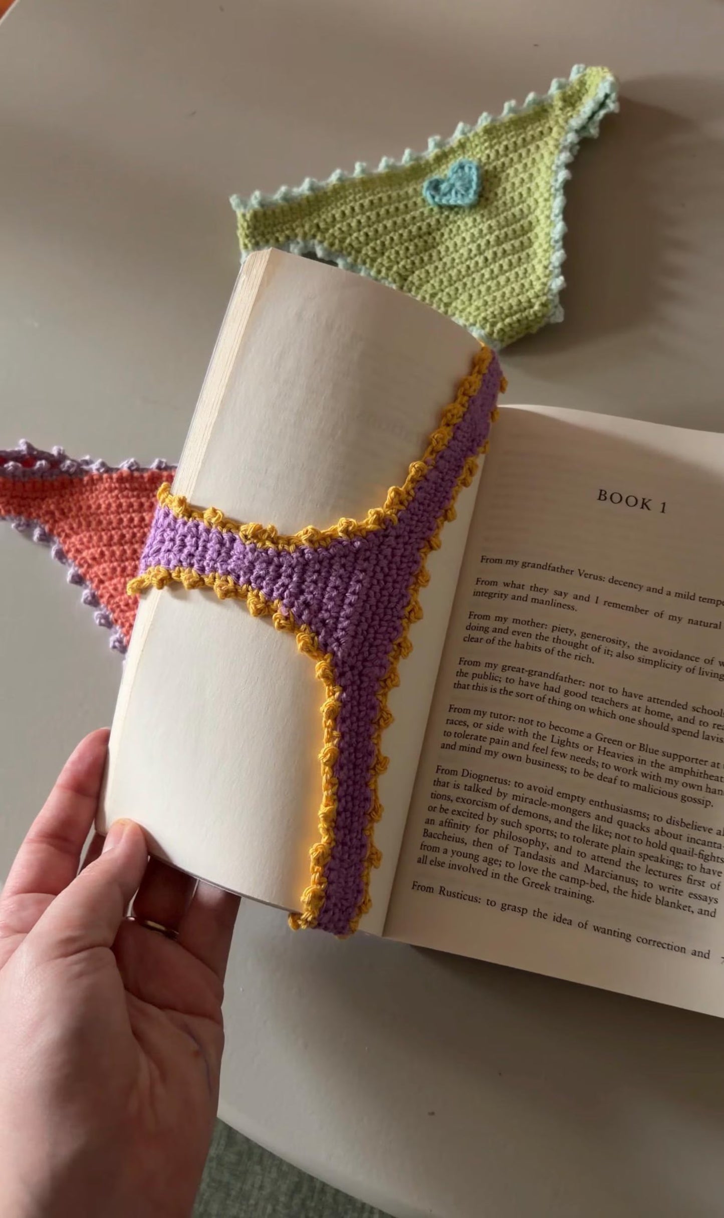 🔥Last Day 49% OFF - Handmade Crochet Bikini Bookmark📚️👙