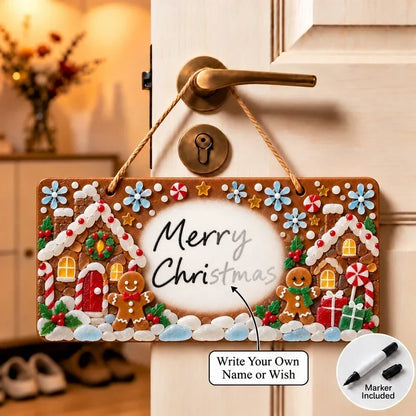 ⏳ Last Day 49% OFF – 🎄 Beginner-Friendly DIY Sea Glass Christmas Hanging Sign Kit | 8 Festive Designs with Handwritten Personalization ✍️