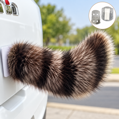 🐾 Remote Control Moving Car Tail – Usb Rechargeable Fluffy Vehicle Decoration