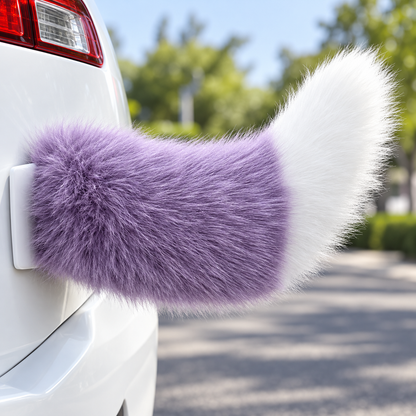 🐾 Remote Control Moving Car Tail – Usb Rechargeable Fluffy Vehicle Decoration
