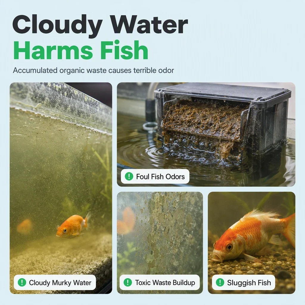 🥳2026 Hot Sale🐠💧 49% Off! Activated Carbon Filter Cube – Honeycomb Filtration Clears Cloudy Water, Removes Odors. Anti-crumble Block For Crystal-clear Aquarium! 🛡️✅