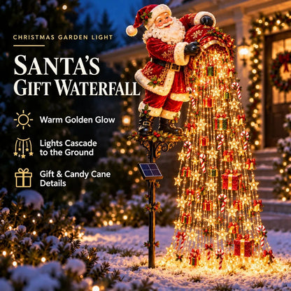 🎄 Festive Star-Light Cascade – Solar-Powered LED Garden Stakes