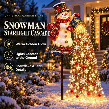 🎄 Festive Star-Light Cascade – Solar-Powered LED Garden Stakes