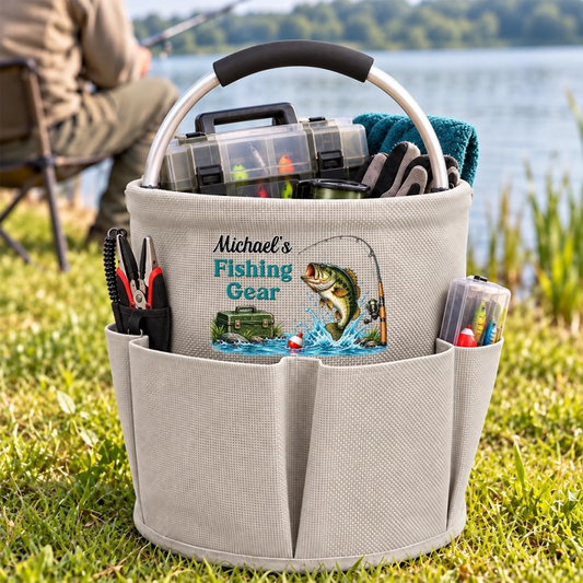 Custom Name Fishing Gear Gifts For Anglers - Personalized Tool Bag
