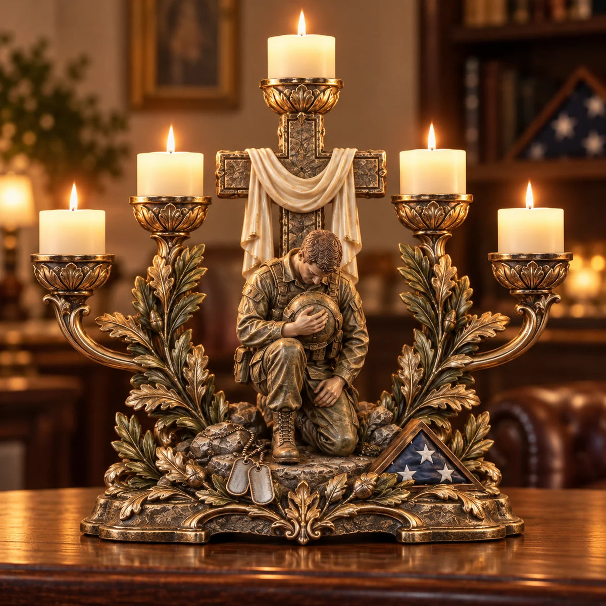 Light of Grace – Five-Light Prayer Centerpiece