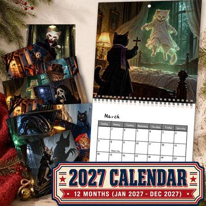 Horror Cats 2027 Calendar