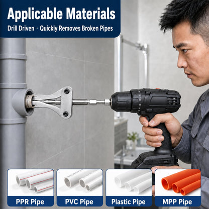 Broken Pipe Extractor Tool – Drill-Powered Solution For Fast Broken Fitting Removal
