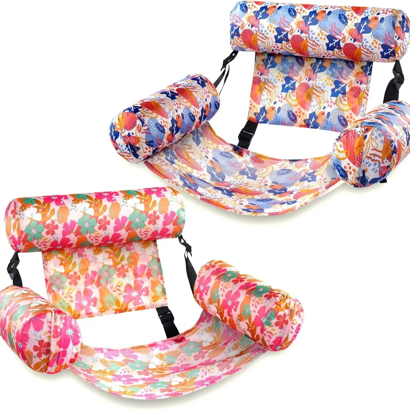 ⚡Hot Sales 49% OFF🔥Inflatable Pool Floats Adult, 2 Packs  Floating Lounge Chairs