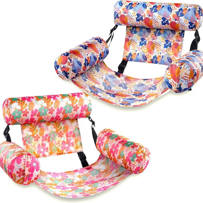 ⚡Hot Sales 49% OFF🔥Inflatable Pool Floats Adult, 2 Packs  Floating Lounge Chairs