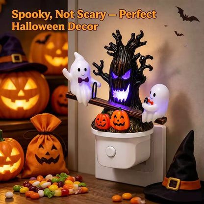 🎃👻Animated Seesaw Ghost Plug In LED Night Light