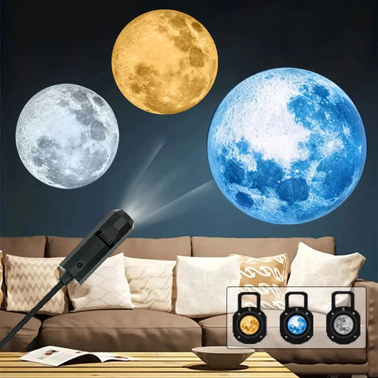 🥳🥳USB Galaxy & Moon Projector Night Light